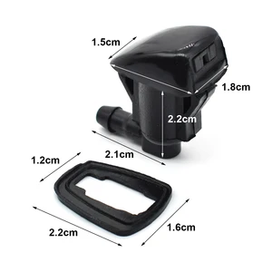 2x Autofenster Waschmaschine Spray Spray Wipener Eimer Schlauch für Toyota E120 Corolla Camry Sienna avensis T25 Corsa XV30 Hilux 85381AE020 6 Hauptverkäufe Hilux -Zubehör 2013 - №2