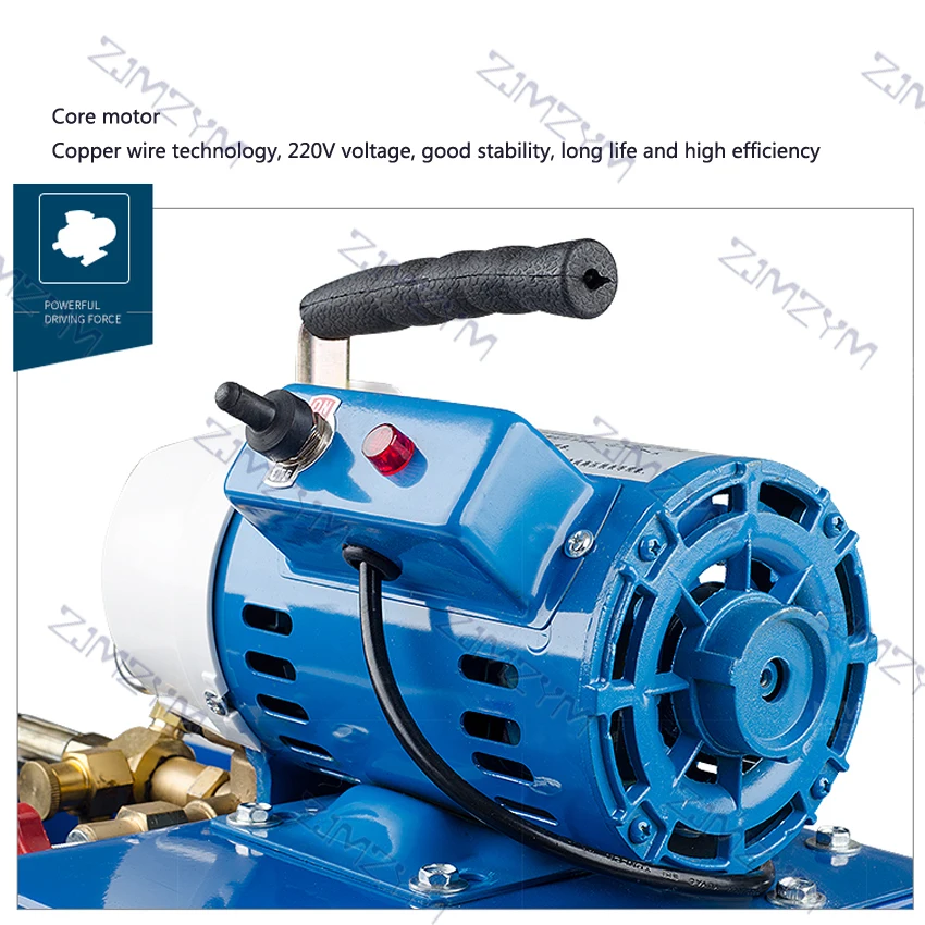 DSY-60B 220V Electric Pressure Pump Single cylinder 180L/H 60KG(6.0Mpa) 250W Portable PPR water pipeline pressure Test Pump