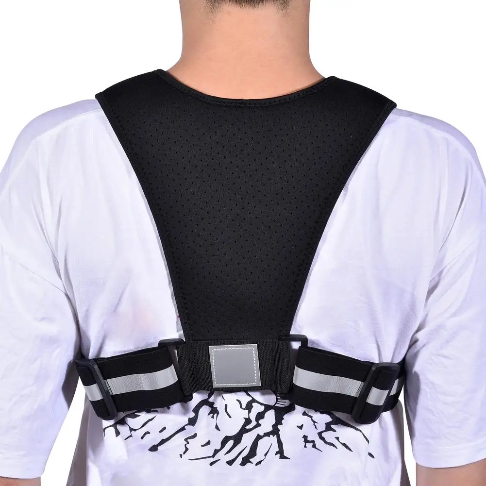 Sports Running Reflective Vest SBR Mobile Phone Backpack Jogging Shoulders ​vest Breathable Cycling Vest Waist Bag For Sports