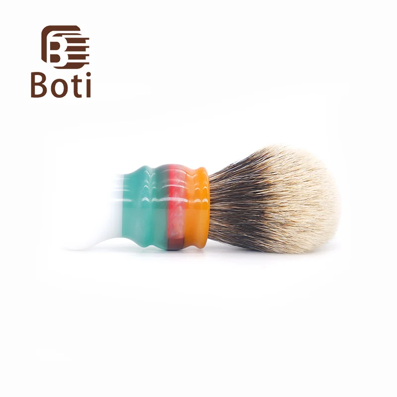 Boti brocha SHD HOOK, de dos bandas brocha de afeitar, nudos, punta de Gel, tipo de bombilla, herramienta de modelado de barba para hombres, chasis