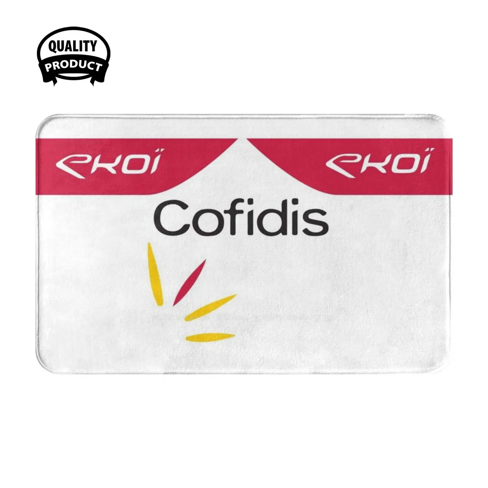 Cofidis Mask - Soft Cushion Home Carpet Door Mat Car Rug Cofidis Cyclist Cyclism Le Race Bikes Bike Life Cycling Team