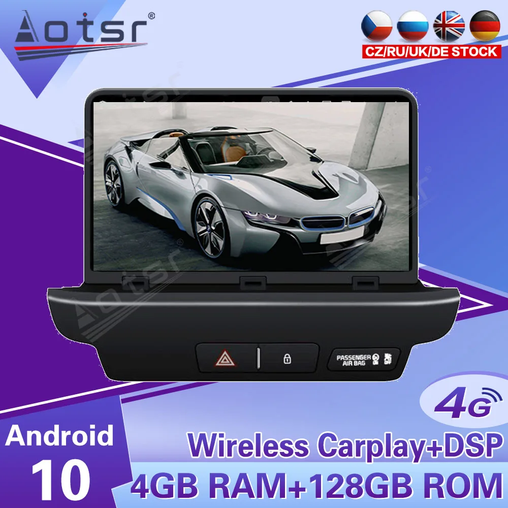 Android For KIA Ceed 2018 2019 Car Multimedia Cassette Player Recorder GPS Navi Auto Audio Video Radio Stereo Carplay