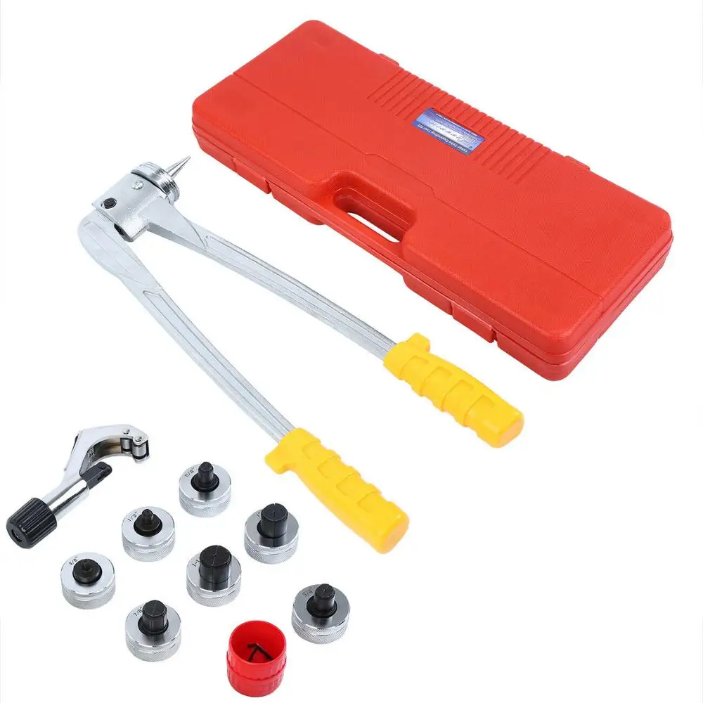 Hydraulic Manual Tube Expander 7 Lever Expander Tools Kit HVAC For Copper Tube Flaring Tools 3/8\