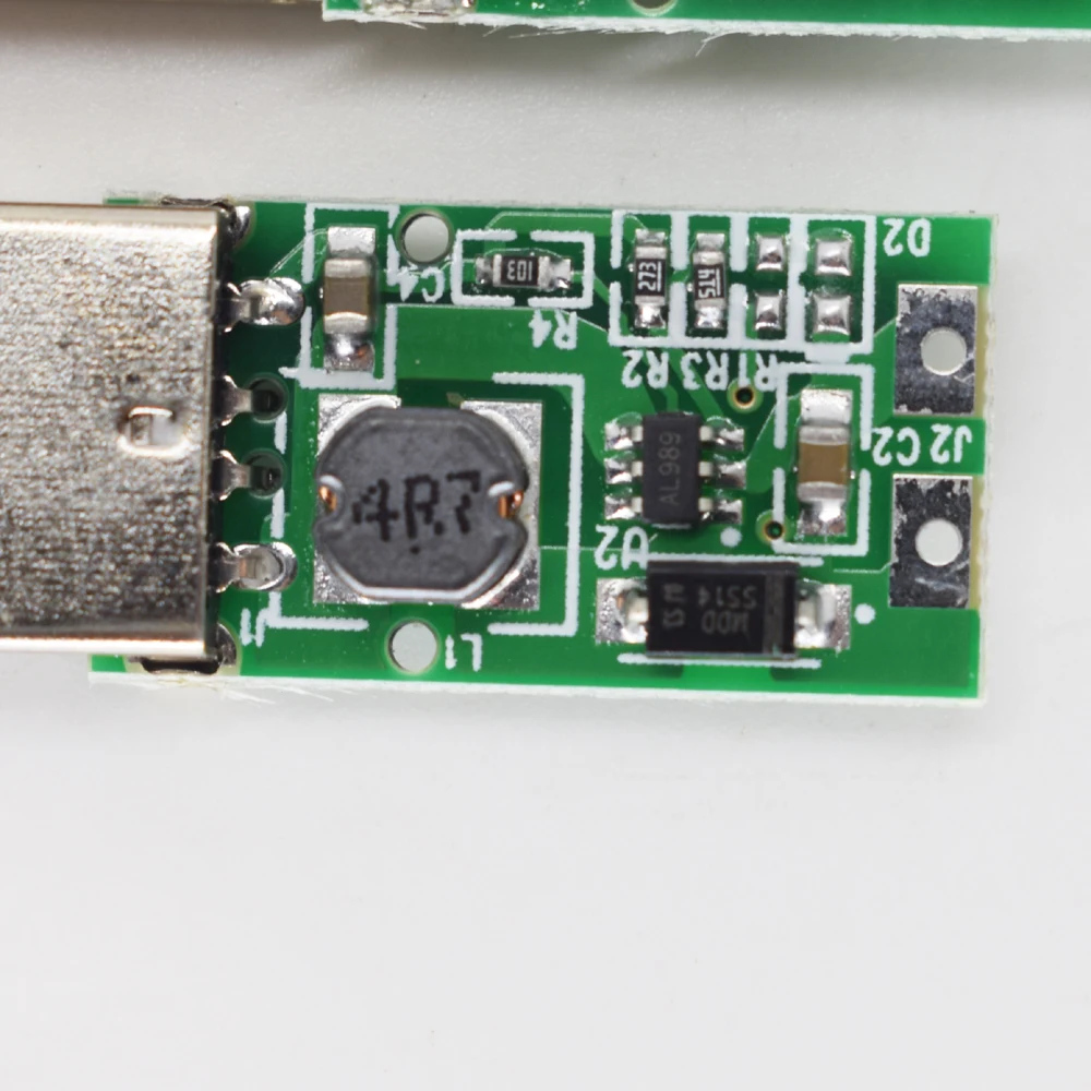 1pc DIY USB 2.0 A męskie złącze DC 5V do 12V Step-Up moduł Boost Converter