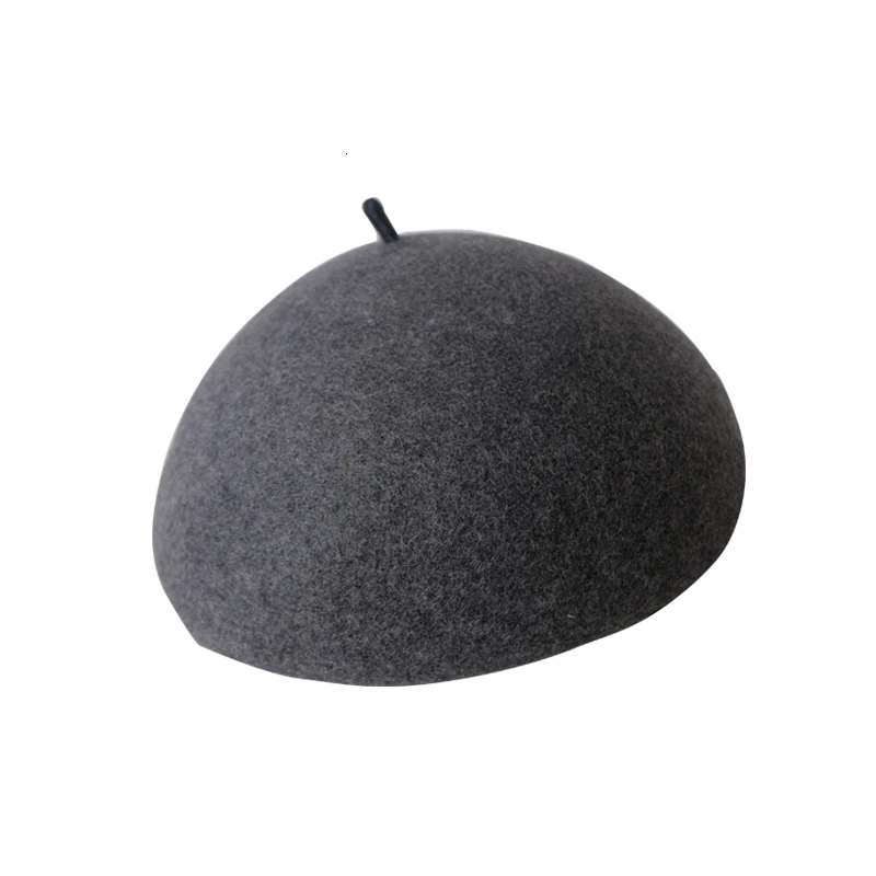 2023 New High Quality Fashion Wool Felt Enchanted Wedding Hat Cocktail Party Retro Ladies Winter Solid Beret Hat Ceremonial Cap