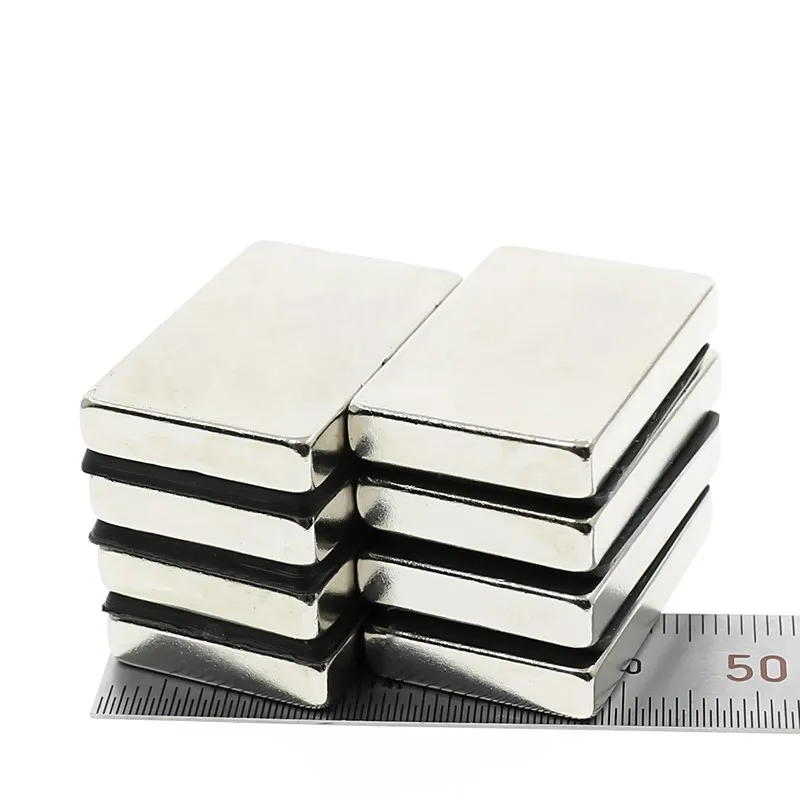 10-50PC N52 40X15X3 Mm Super Strongแผ่นแม่เหล็กแม่เหล็กหายากความหนา 3 มม.บล็อกสี่เหลี่ยมผืนผ้าNeodymium 40 มม.X 15 มม.X 3 มม.