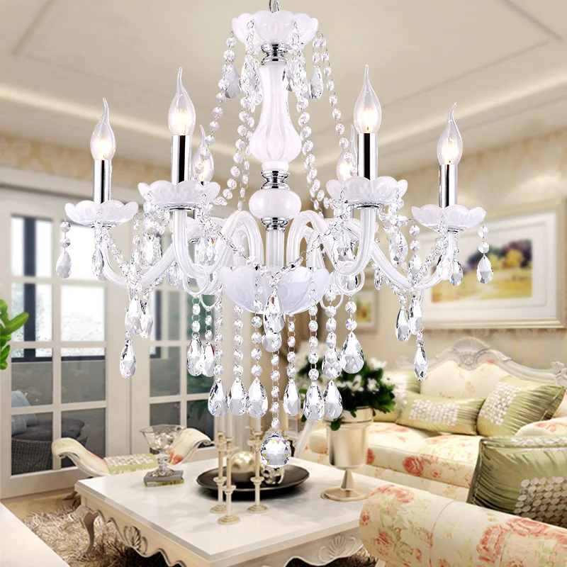 

Led Crystal chandelier home lighting luminaire lustres de cristal Modern kitchen Dining room Living room chandeliers candelabro