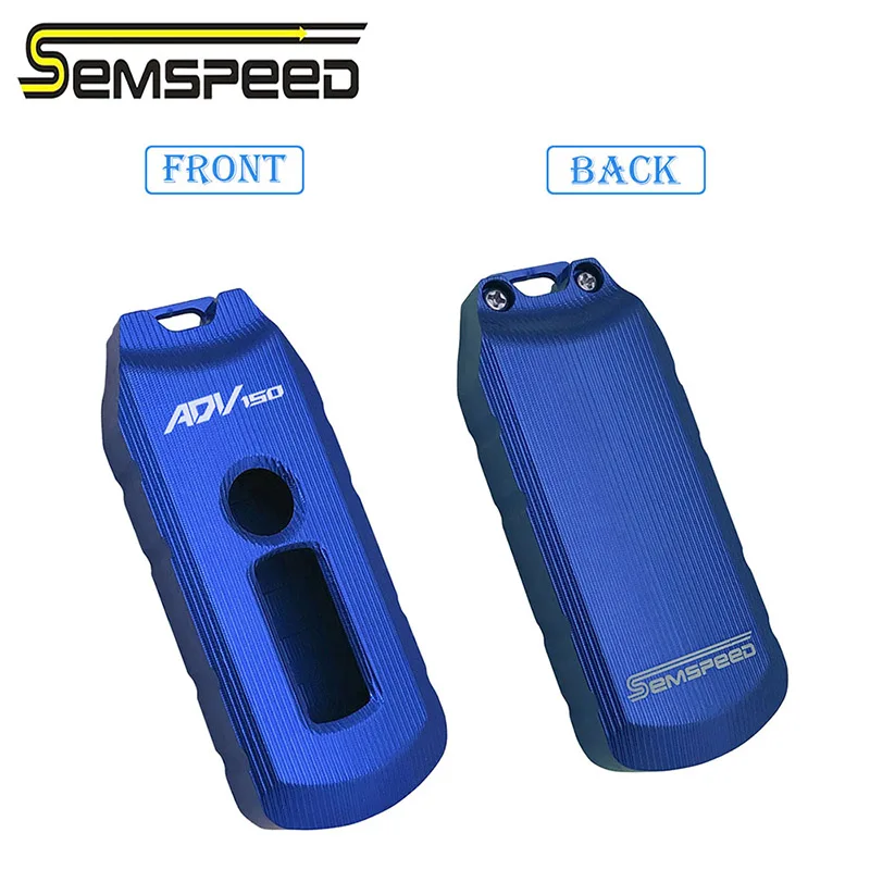 New arrival Semspeed Motorcycle CNC Key Cover Print logo Keys Case Shell for Motorbike Honda ADV150 2019 2020 Cap