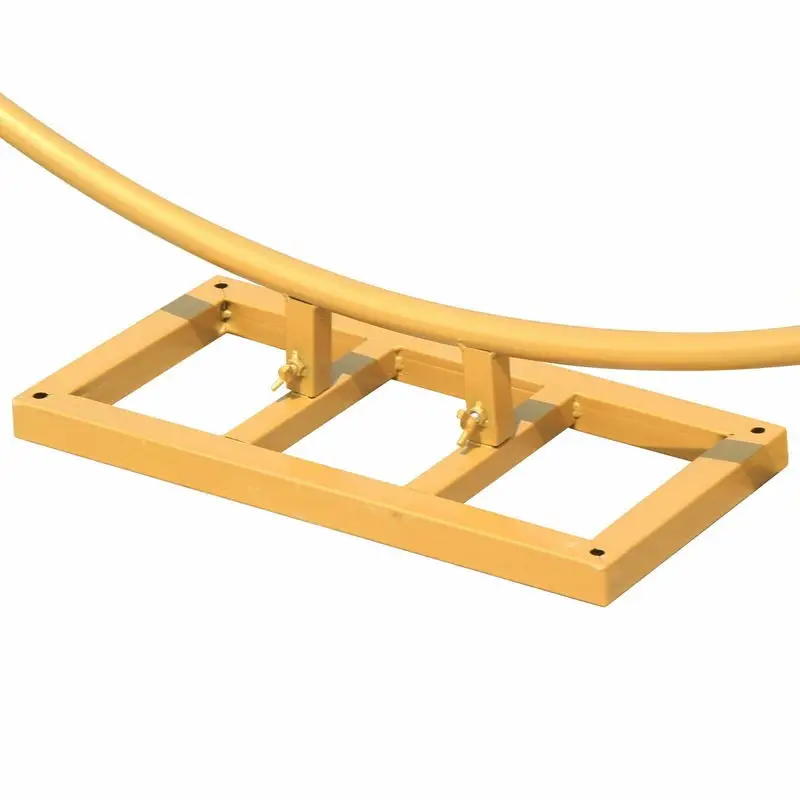 60" Round Wedding Arch Party Props Flower Balloon Background Circle Gold Flower Stand for Party