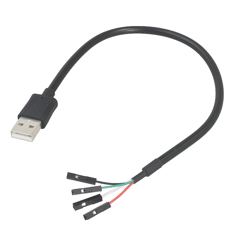 USB2.0 A male TO 2,54mm shell 1P * 4 Female, USB к DuPont cable 0,3 m