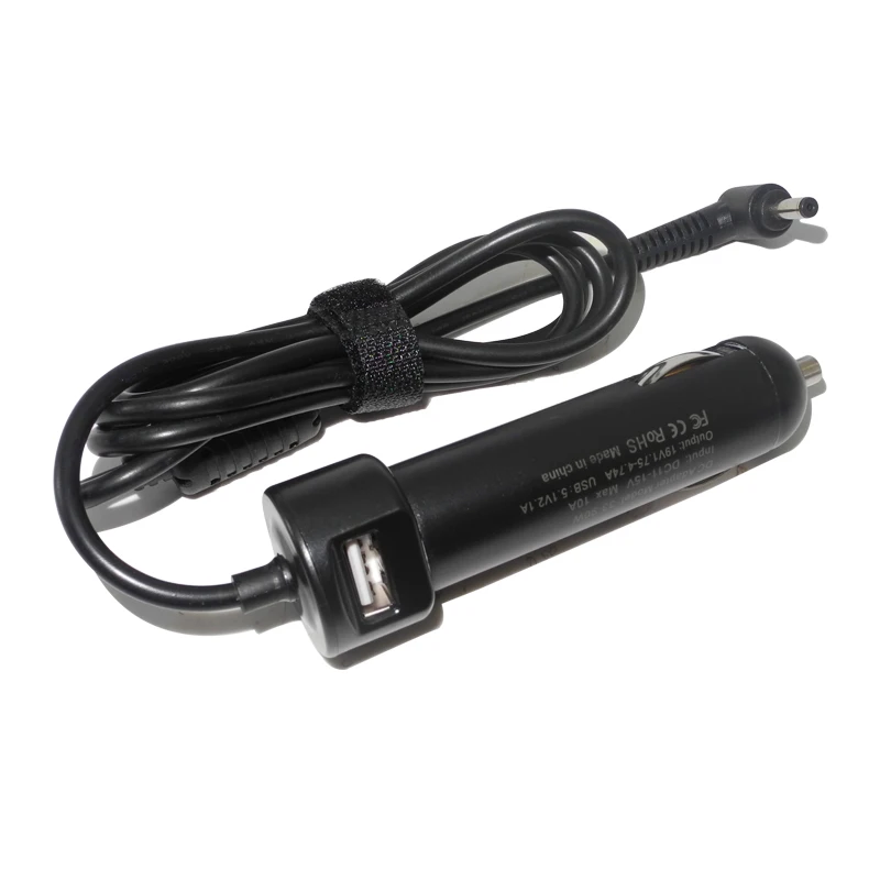 Dc Power Adapter แล็ปท็อปที่ชาร์จแบตในรถสำหรับ Asus UX21A UX32A UX31A UX32V Vivobook S200 S220 X200T X202E Taichi 21 5V USB Charger