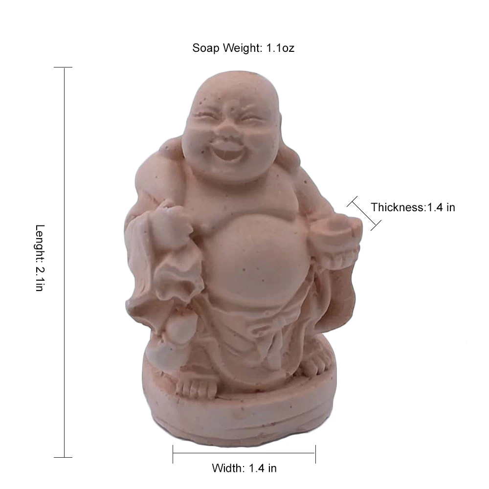 Chinese Buddha Candle Molds Silicone Mold for Soap Candle Making Decorating Gypsum Resin Craft Molds