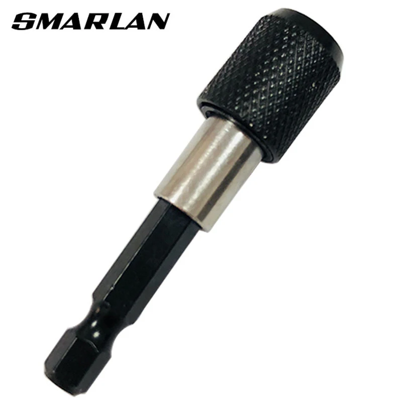 SMARLAN 1/4 Inch Chuôi Lục Giác Nhanh Chóng Phát Hành Bộ Tô Vít Kẹp Từ Giá Đỡ Có Thể Điều Chỉnh Cổ Thanh Nối Dài 60Mm 1 Cái