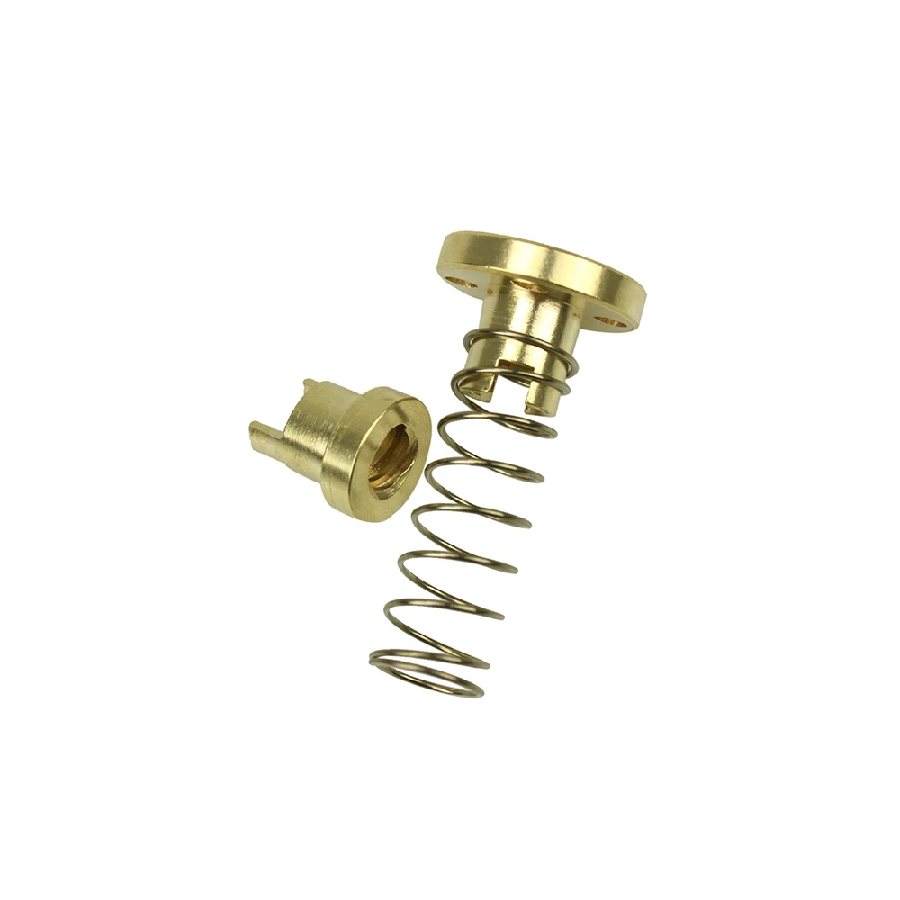 T8 Anti Backlash Spring Loaded Nut Brass Elimination Gap Nut Used To Upgrade Ender 3 CR-10 T8 Lead Screw DIY CNC 3D Printer