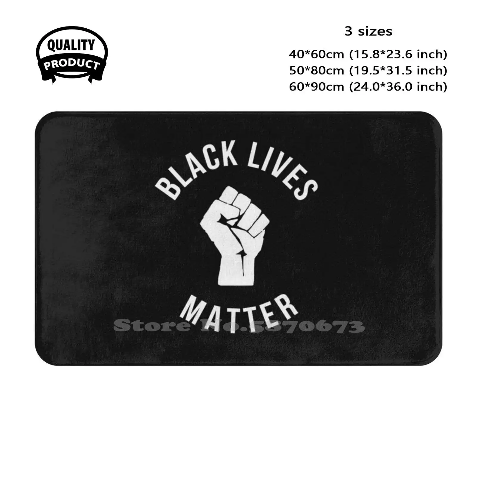 Black Lives Matter Soft Cushion Home Carpet Door Mat Car Rug Best Seller Black Lives Matter George Floyd Black Lives Matter