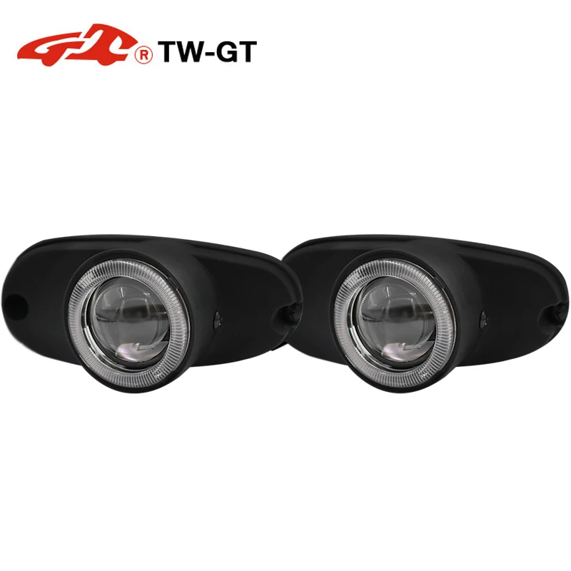 BSSPHL Car-Styling light HD 2.0 Inch high-definition spotlight lens fit for DAEWOO LANOS，can be equipped with h8 h9 h11 bulbs