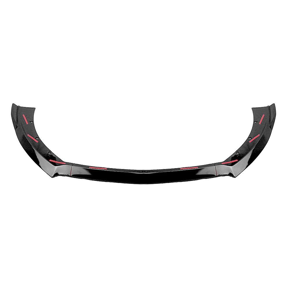 For Ford Mustang 2015 2016 2017 Front Bumper Spoiler Lip Splitter Chin Lip Gloss Black Lower Body Kit Trim Guard Plate Blade