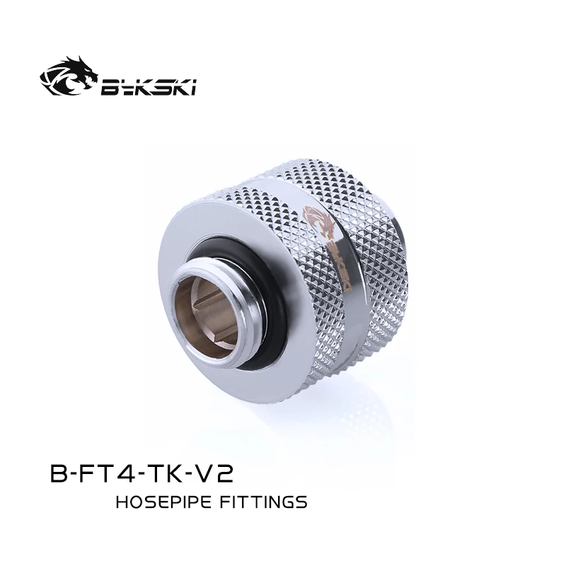 Bykski B-FT4-TK-V2 قطعة تركيبات تبريد المياه لينة أنبوب الأنابيب موصل الخرطوم ID1/2 "* OD3/4" 13*19 مللي متر G1/4 "مبرد مياه محولات