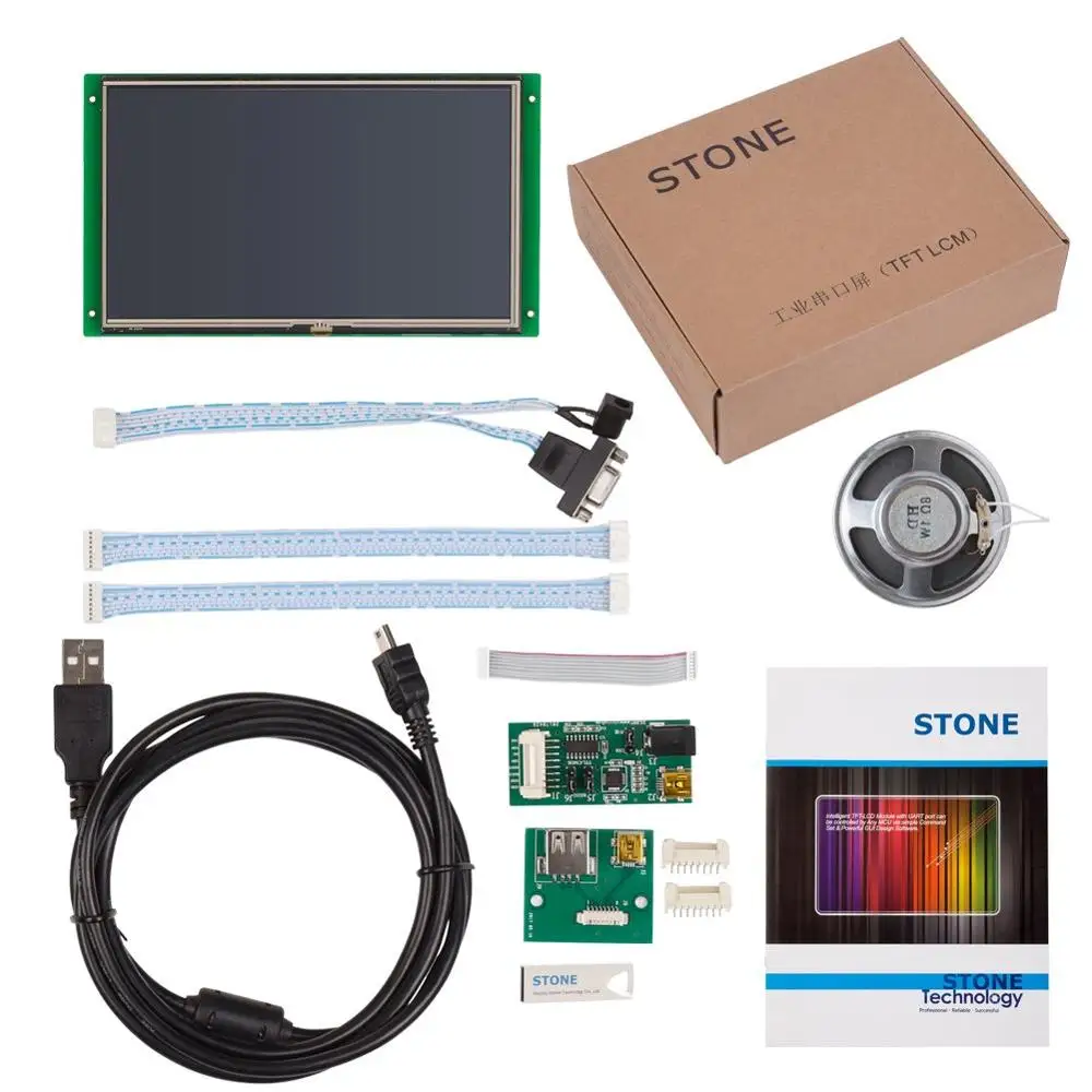 10.1 Inch HMI TFT LCD with Touch Screen + Controller + Program for Industrial Control Panel