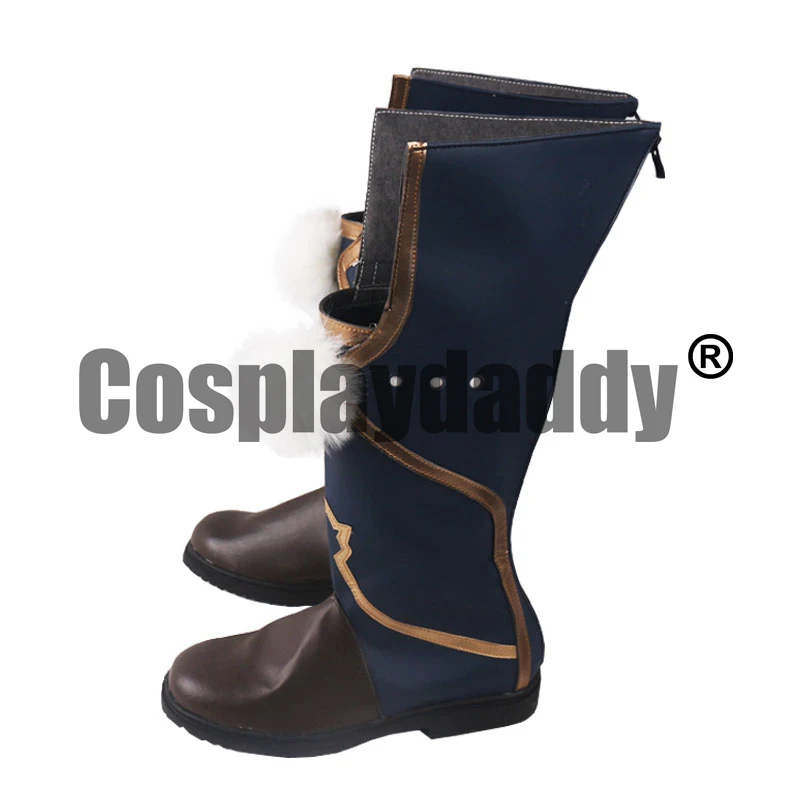 Emblema de fogo heróis feh rarity robin luminoso entregado inverno enviado natal ver. Botas altas de cosplay do jogo s008