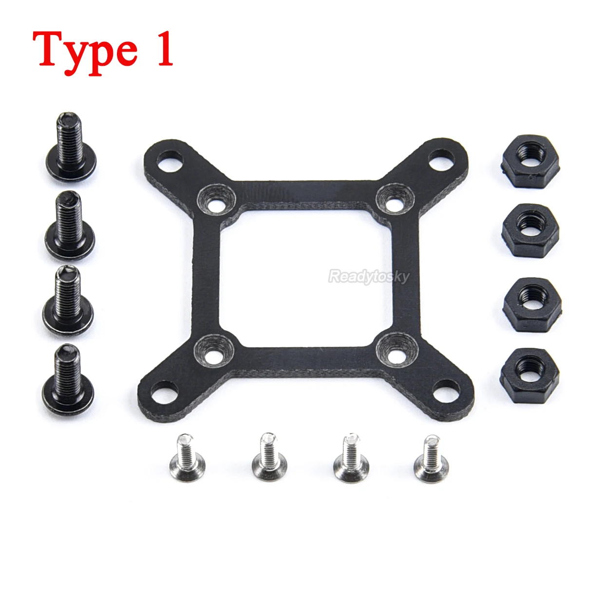 Flight Control / ESC / VTX Hole Conversion Glass Fiber Board 20*20mm M2 To 30.5*30.5mm M3 Adapter Plate For FPV RC Racing Drone