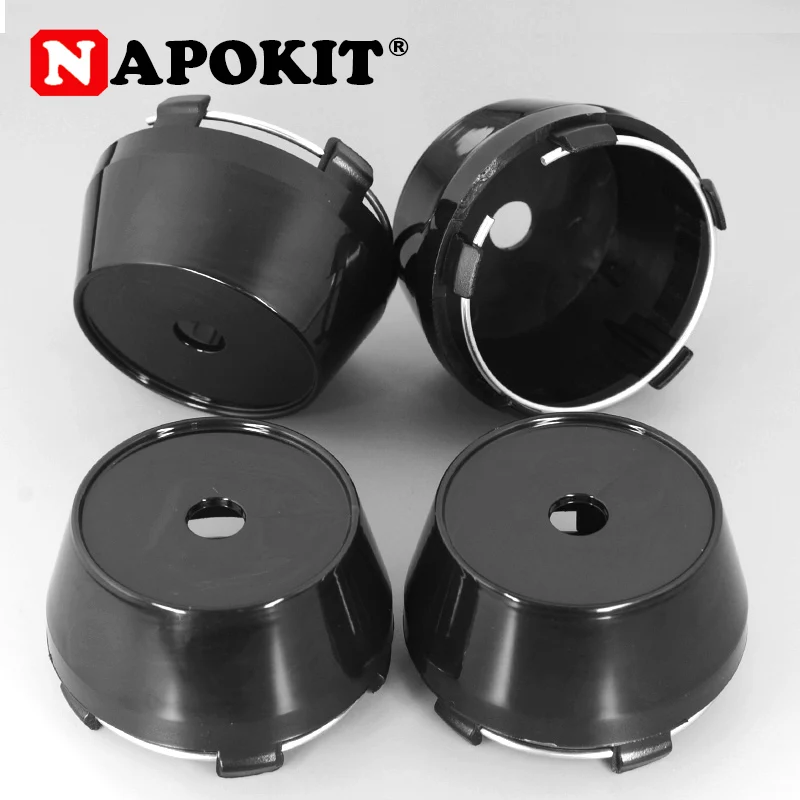 4pcs Blank 60MM Wheel Center Hub Caps Fit 45mm Car Emblem Logo Sticker Wheel Rim Hubcap Cover