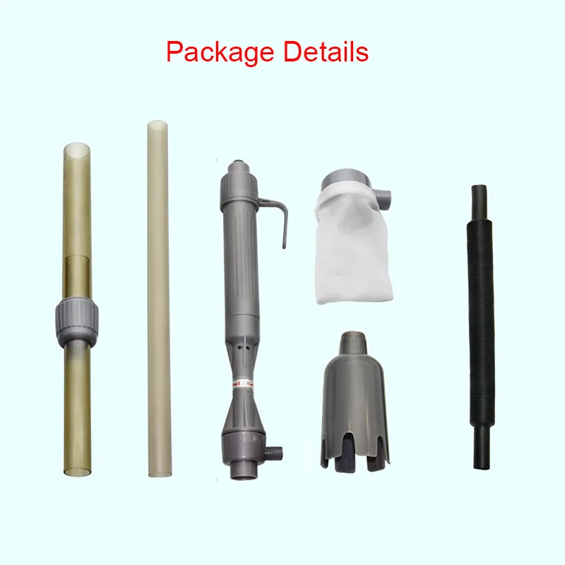 Fish Tank Siphon Water Change Aquarium Cleaning Tools Filter Water Changer Pump Sand Hose Tube Battery Powered Gravel Cleaner