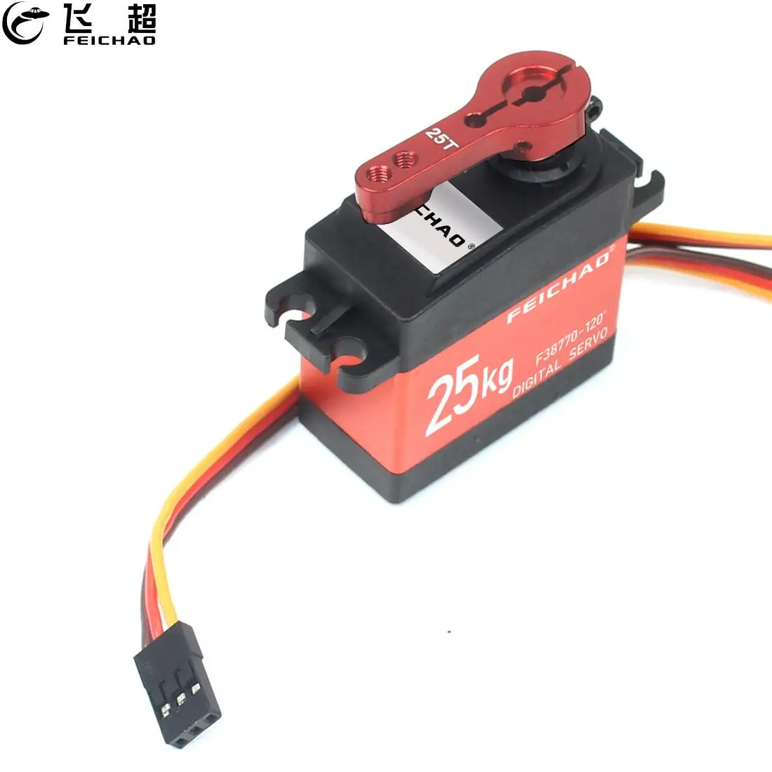 Owootecc Servo 20KG – 270° – Métal Engrenages Cuivre/Aluminium – Imperméable – Numérique – 40 X 20 X 40,5 Mm – Poids 60 G – Pour Robot RC, Baja, Crawler
