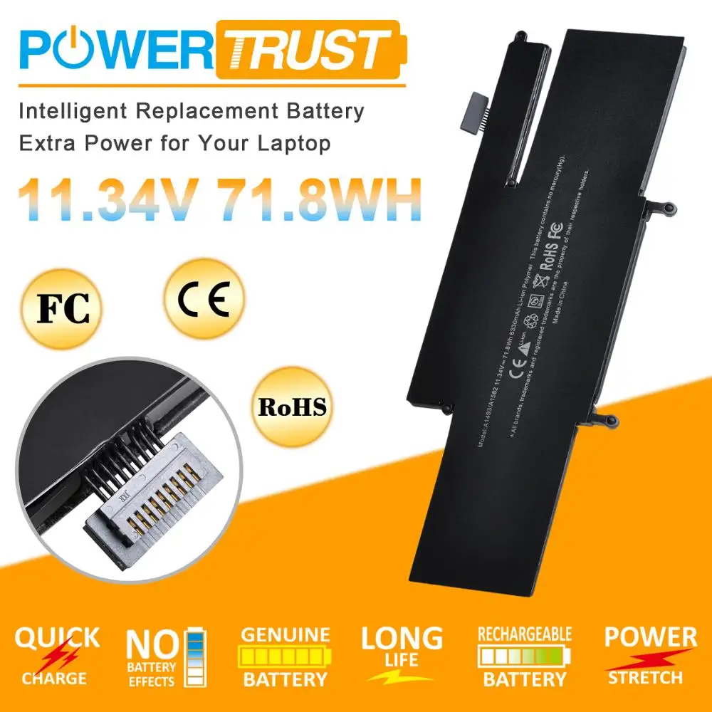 

Laptop Battery A1493 A1582 for Macbook Pro 13" Retina A1493 A1582 (A1502, Late 2013 Mid 2014 Early 2015) MacBook