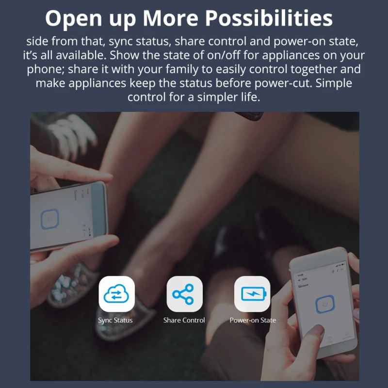 SONOFF S26R2 WiFi Electrical Socket 10A IL CL Smart Plug Power Socket Timer Smart Home Control For Ewelink Alexa Google Assisant