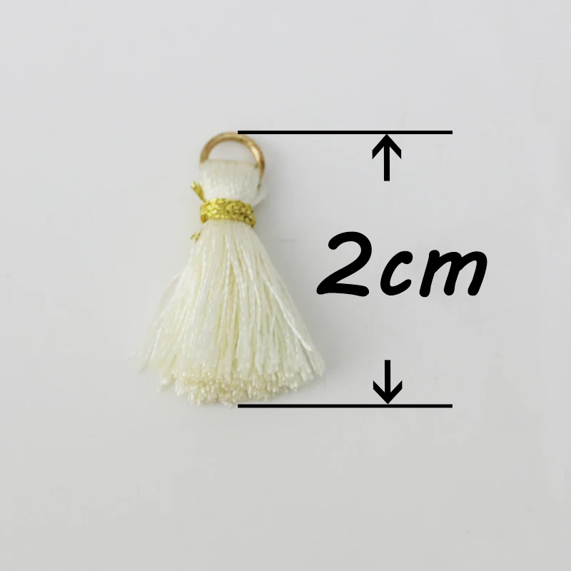 (100 pieces/pack ) Samll Tassel Vintage Leather Fringe for Purl Macrame DIY Jewelry Keychain Cellphone Straps Pendant gold hat