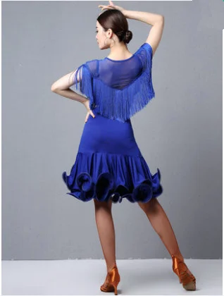 Vestidos De Salsa latina para adultos, faldas De baile latino, Cha, Rumba, Samba, baile De salón, moda De Ginastica, Saia Social, 2019