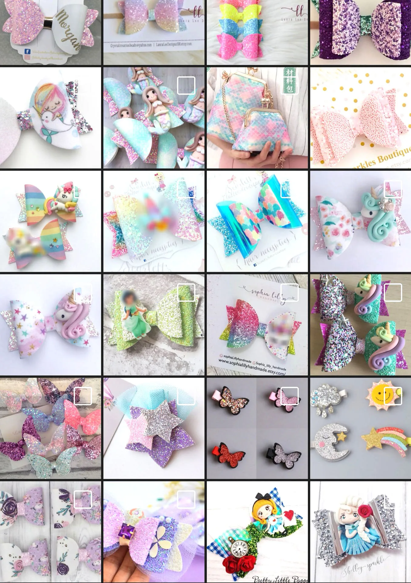 A4 20*30CM Glow in the Dark Daisy Flower Printed Fabric Fine Glitter Synthetic Leather Sheet Sparkle DIY Craft Hair Bow Supplies