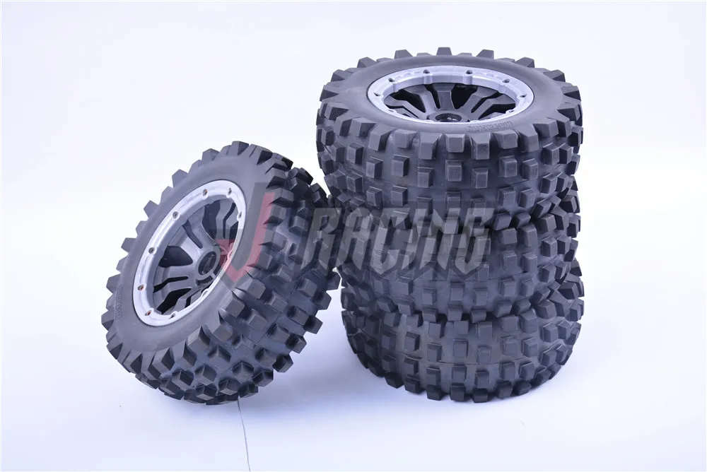 High wear resistance High strength off-road wheel assembly for 1/5 LOSI 5IVE-T ROVAN LT DTT 190*70MM