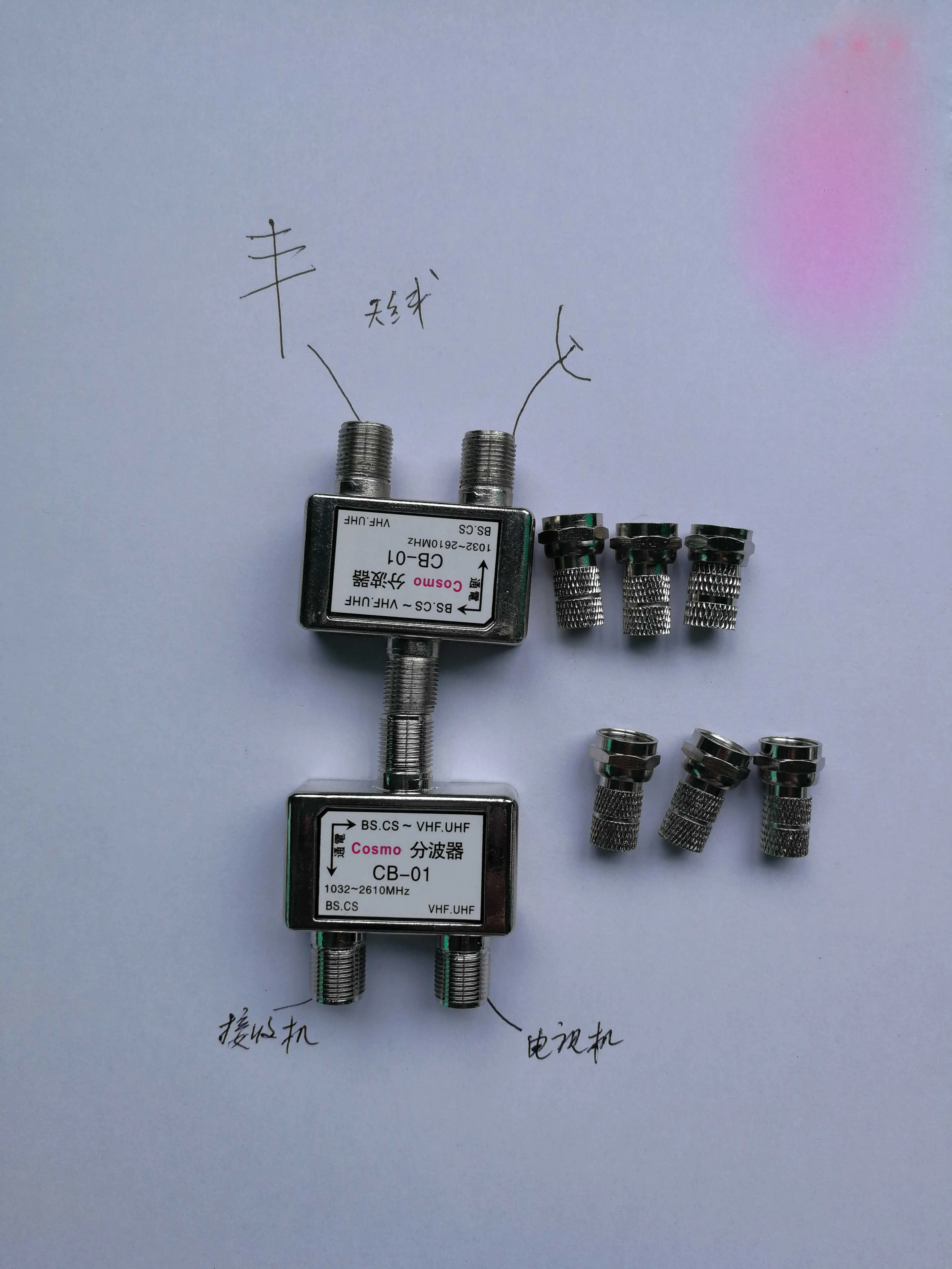 Uma linha fechada do combinador do misturador do sinal da onda da terra