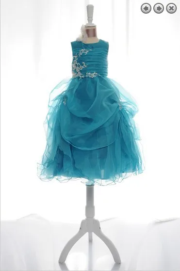 

free shipping new style 2016 Wedding Party Dresses Girl's Pageant Gowns Princess dresses lace appliques Flower Girl Dresses