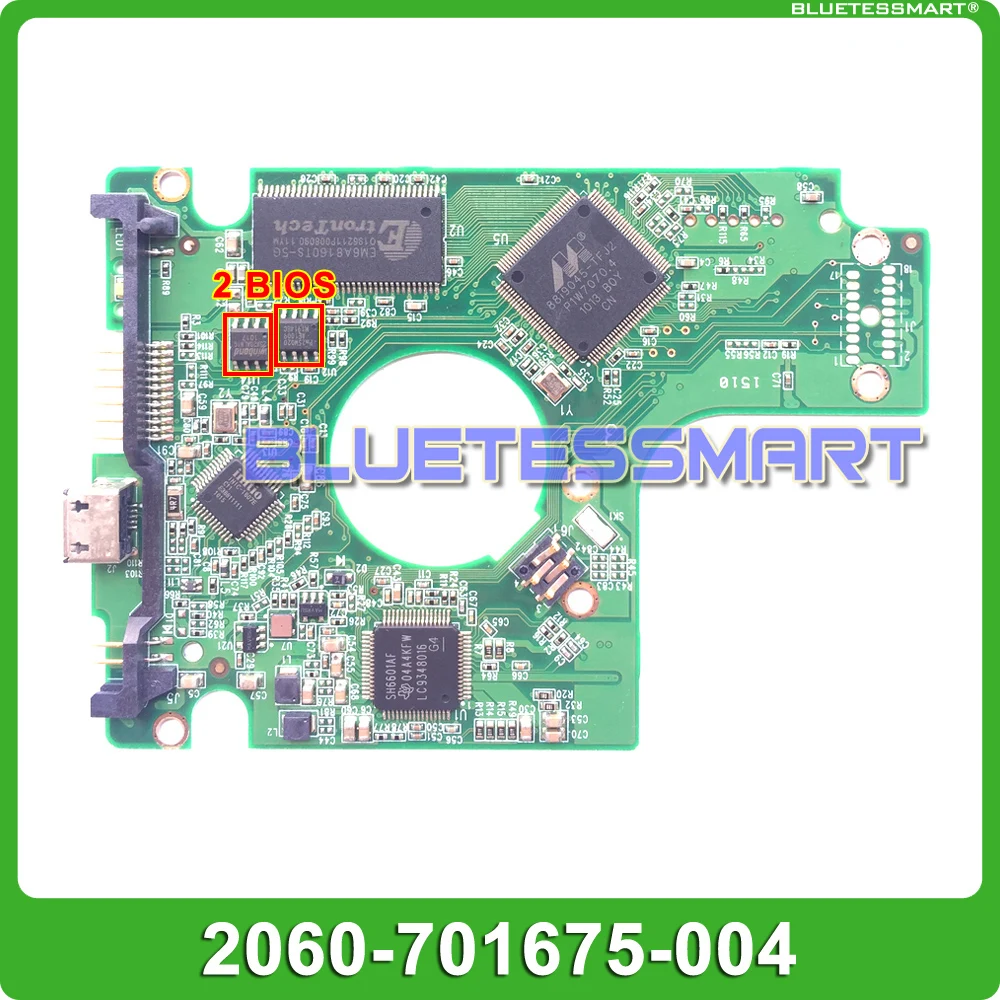 HDD PCB 회로 기판 2060-701675-004 REV P1, WD USB 2.0 하드 드라이브 용, WD5000BMVV/KMVV WD6400BMVV/KMVV WD7500KMVV WD10TMVV