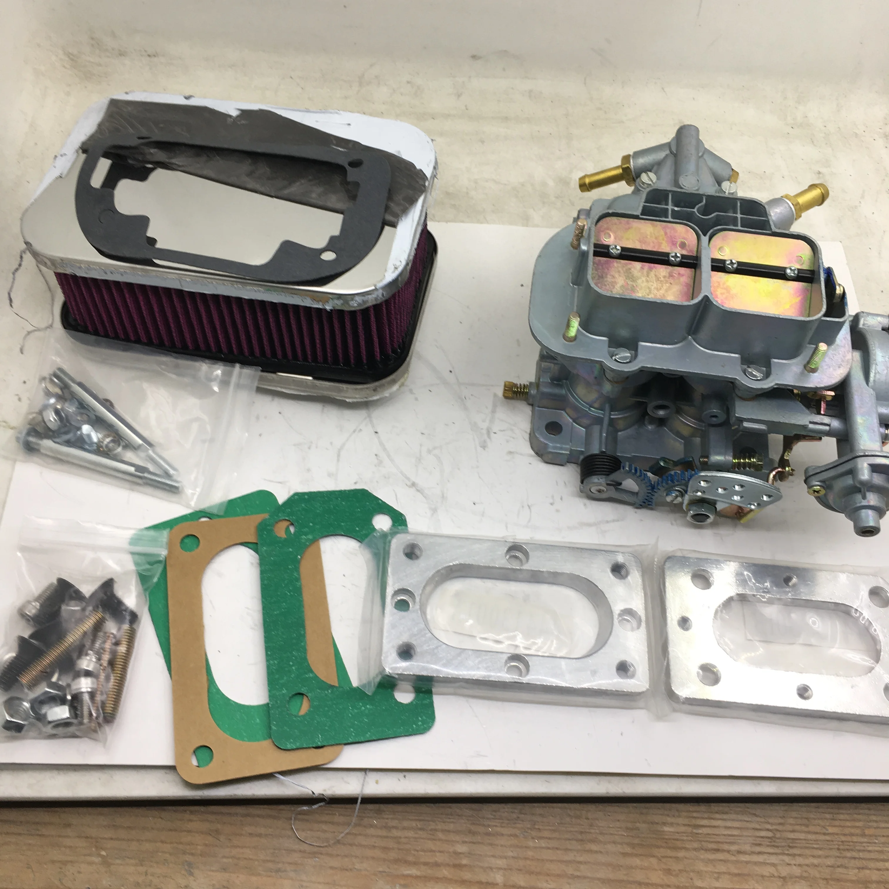 

SherryBerg fajs 38dges 38x38 carburetor carb kit WEBER air filter ADAPTER PLATE for Nissan 720 Pickup PULSAR SENTRA Dodge Colt