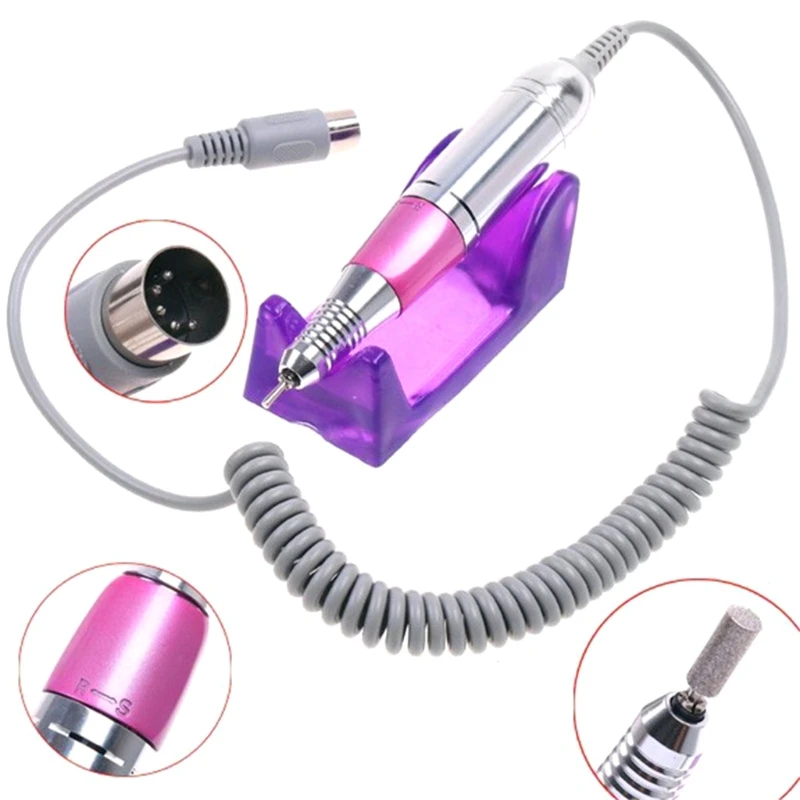 Nail Lathe Professional Portable Electric Nail Lathe Nail Polisher Drill For Salon Home Use Electric Nail Manicure Tools