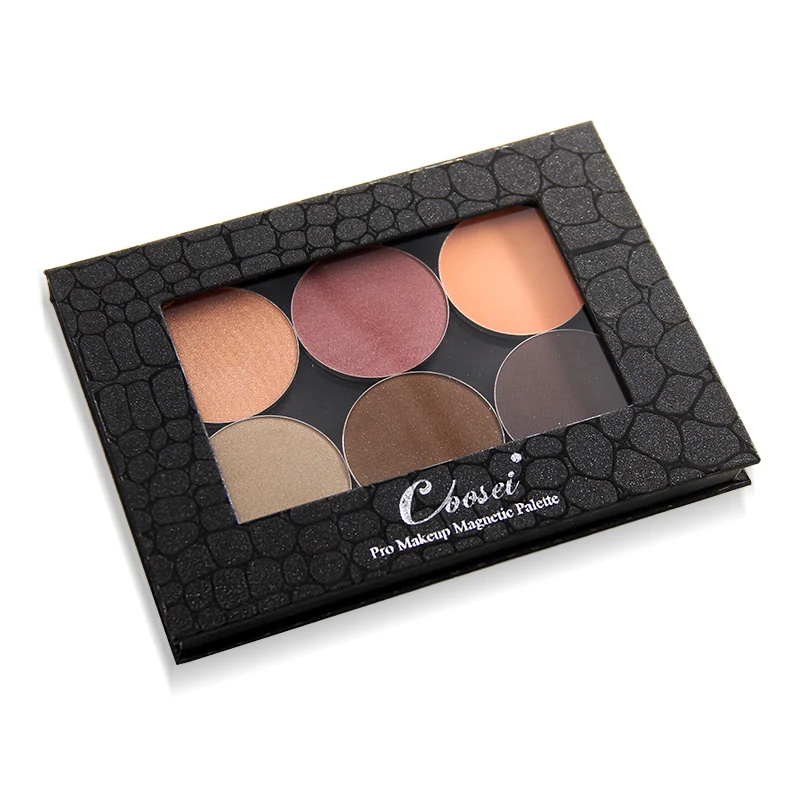 Coosei  Make up Magnetic Palette naked eye shadow palete 6color empty magnet eyeshadow palette professional shadow palette