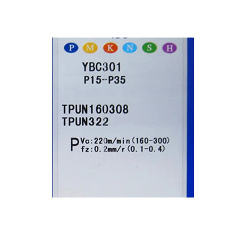 TPUN 160308 110304 220408 10 Chiếc Ban Đầu Carbide Biến Dạng YBD151 TPUN160308 YBM251 TPUN220408 YBC301 Tiện Dụng Cụ Cắt