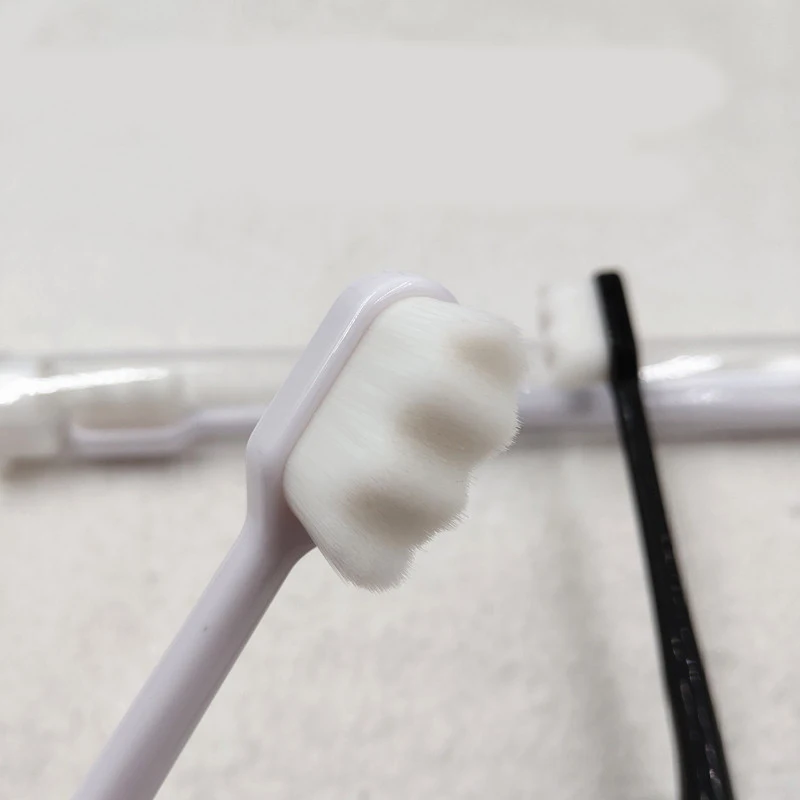 Recém-nascido escova de dentes crianças dental limpeza oral portátil do bebê milhões de fibra macio treinamento escova de dentes da família itens