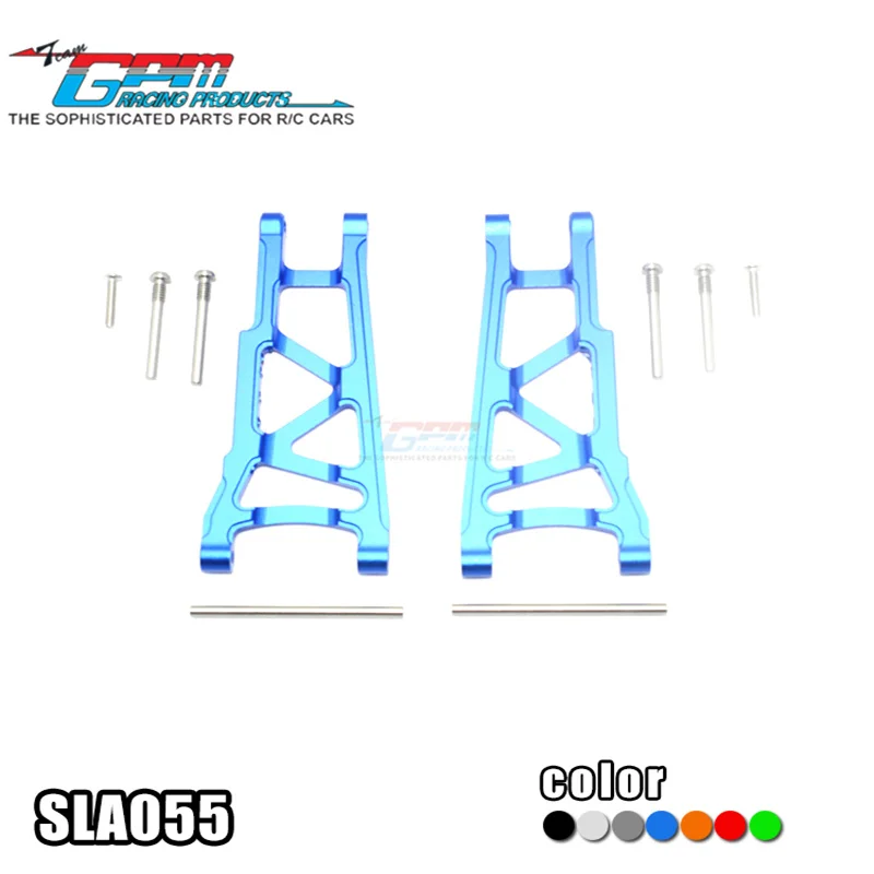 GPM ALLOY FRONT / REAR LOWER ARM - 1PR SET FOR TRAXXAS 1/10 SLASH 4X4 1/7 XO-1 1/10 STAMPEDE VXL 4x4 1/10 RUSTLER VXL RC Upgrade