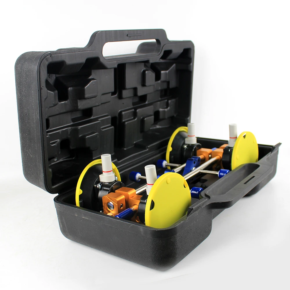 Raizi 2 Pcs Seamless Seam Setter With Carrying Case for Stone Joint Leveling 6 inch Granite Countertop Manual Installation Tools