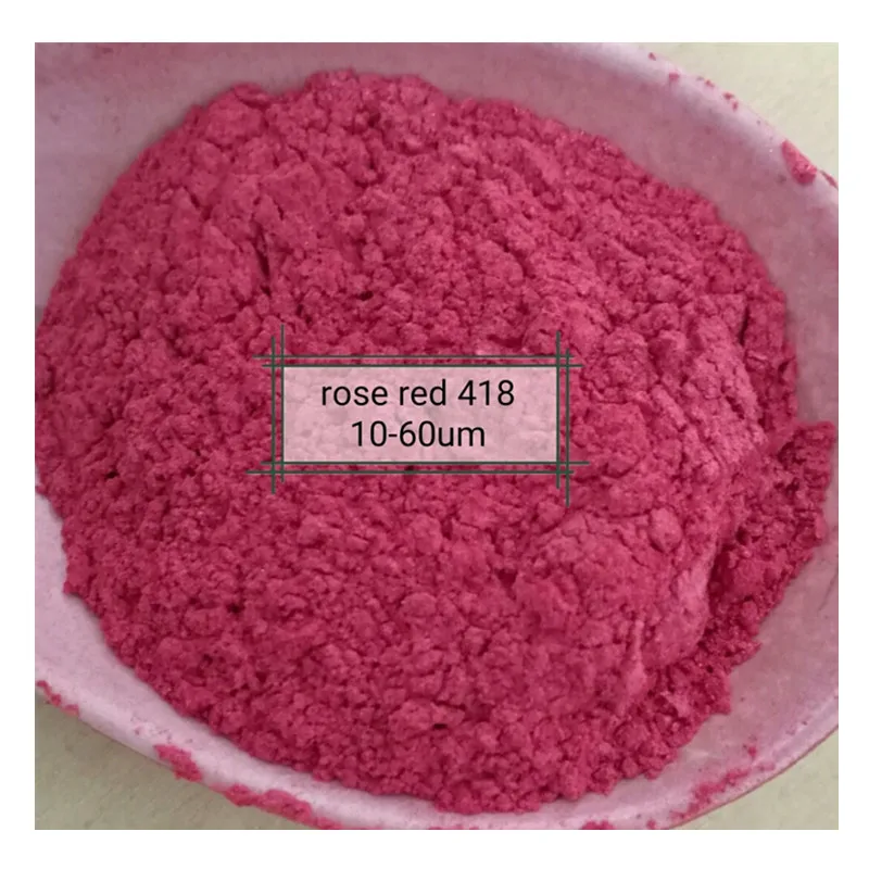 rose red Pearl pigment, pearlescent pigment , mica pearl powder