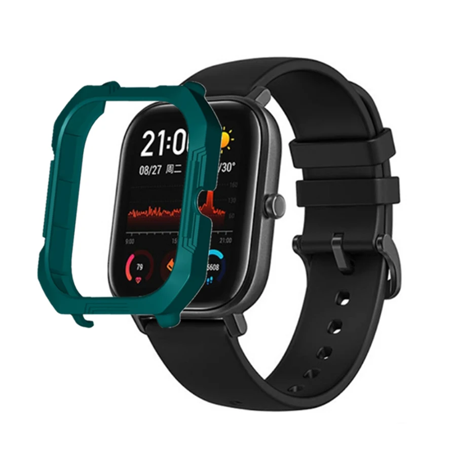 جراب واقٍ لساعة Xiaomi Huami Amazfit GTS الذكية ، إطار واقٍ صلب من البولي كربونات ، غلاف واقي مقاوم للصدمات لساعة Amazfit GTS