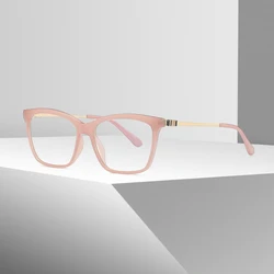Female Optical Eyeglasses Frame Full Rim UV400 Prescription Women Eyewear Anti-Scratch Spectacles Plastic Glasses Frame