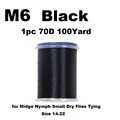 1 pieza M6 negro