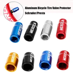 1Pair Aluminum Alloy Bicycle Valve Cap Schrader/Presta Valve Dust Cover MTB Mountain Road Bike Valve Protector Accessories