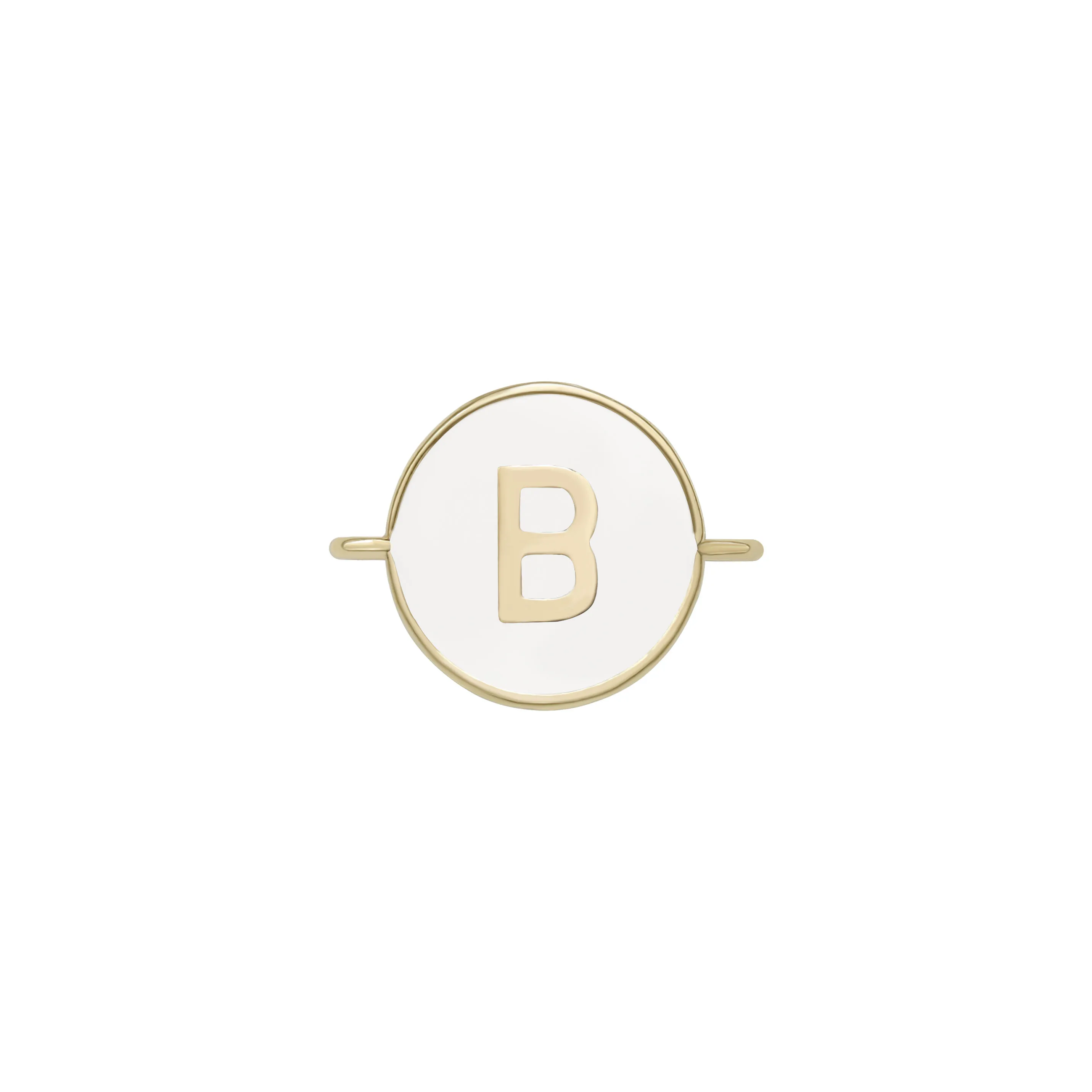 Gold-plated Copper White Enamel Letter A-Z 26 Alphabet Connector Charm For Necklace Bracelet Makings Fashion Brass Jewelry Gift view 2